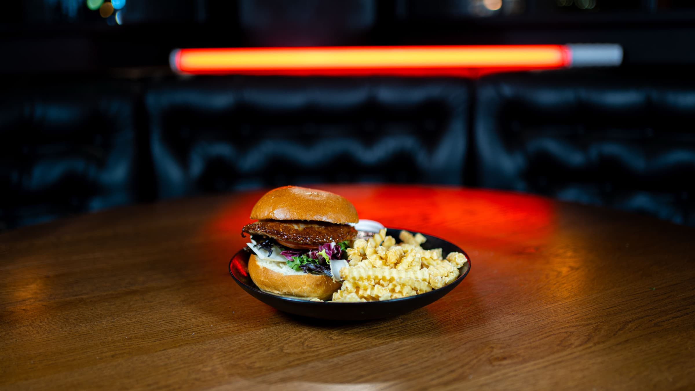 Burger fra Meat & Eat