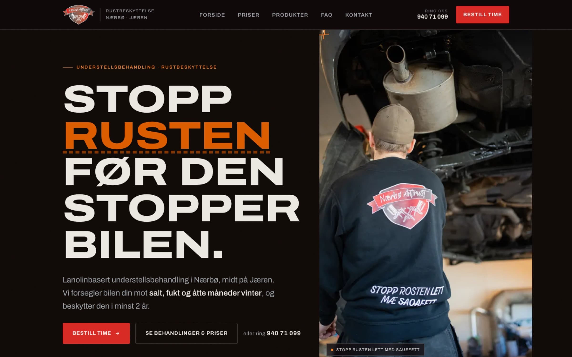 Forsiden på naerbo-antirust.com