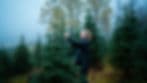 Juletrær under opptaket av kampanjefilmen